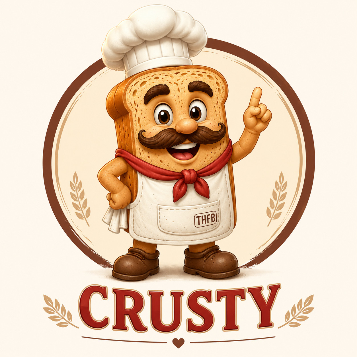 Crusty, the THFB bakery storyteller
