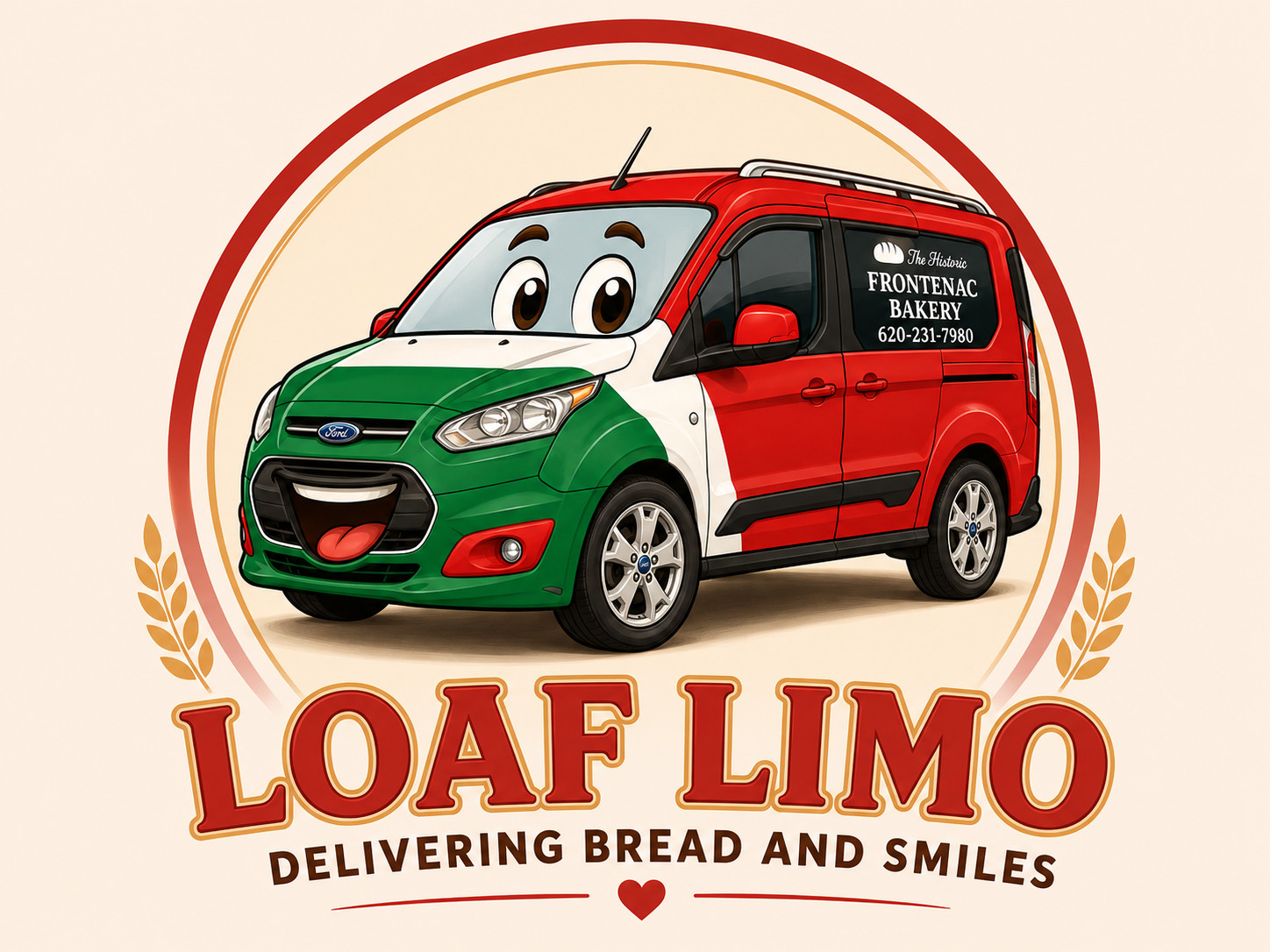 The Loaf Limo, delivering bread and smiles