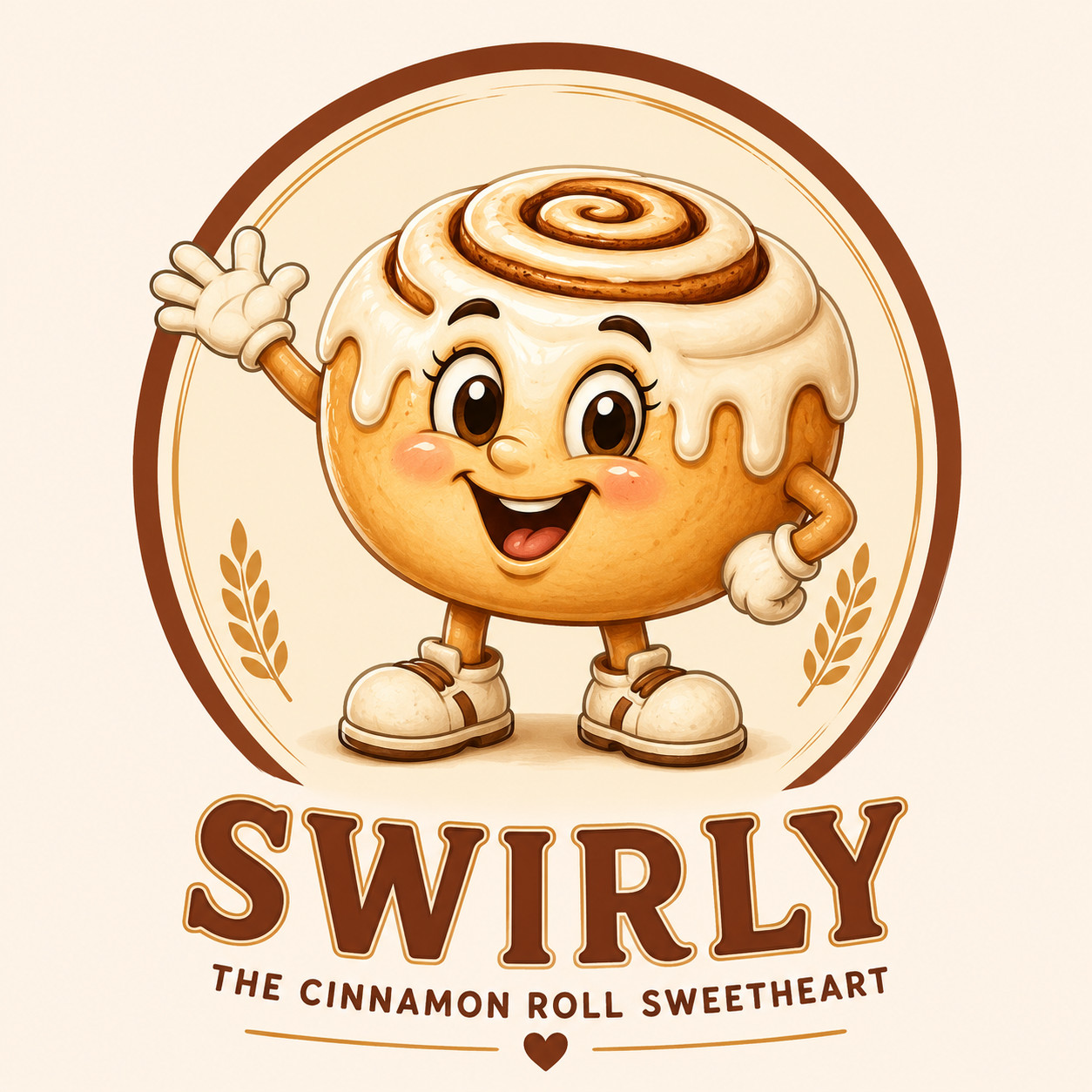 Swirly, the THFB cinnamon roll sweetheart